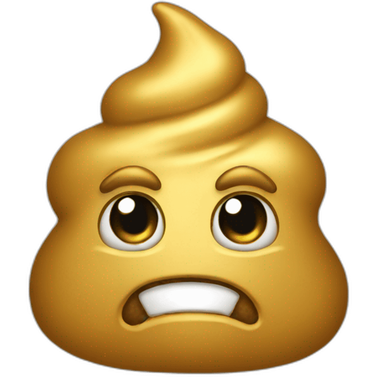 gold-poop emoji