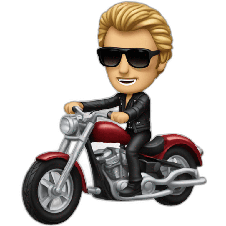 johnny hallyday trotinet emoji