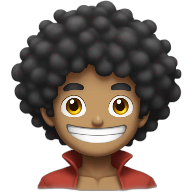 Afro luffy emoji