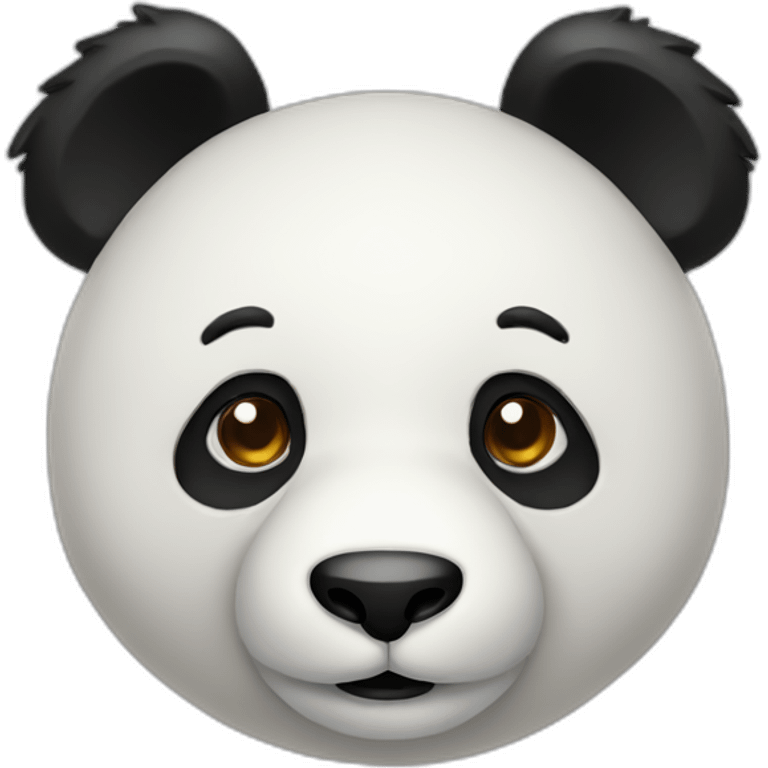 Panda leather emoji