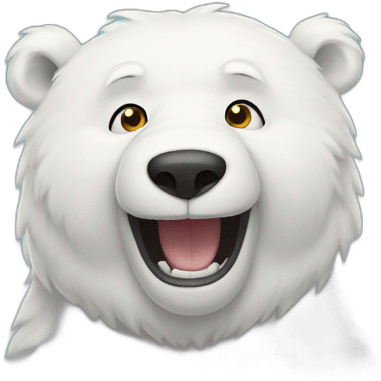 Smiling-icebear emoji