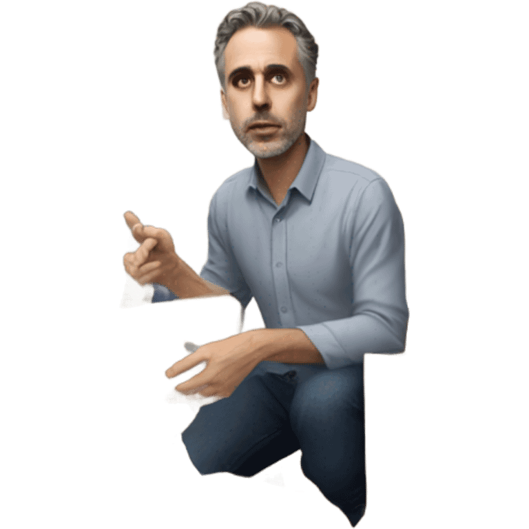 Jordan Peterson cleaning his room emoji