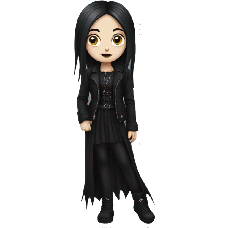 goth girl  emoji