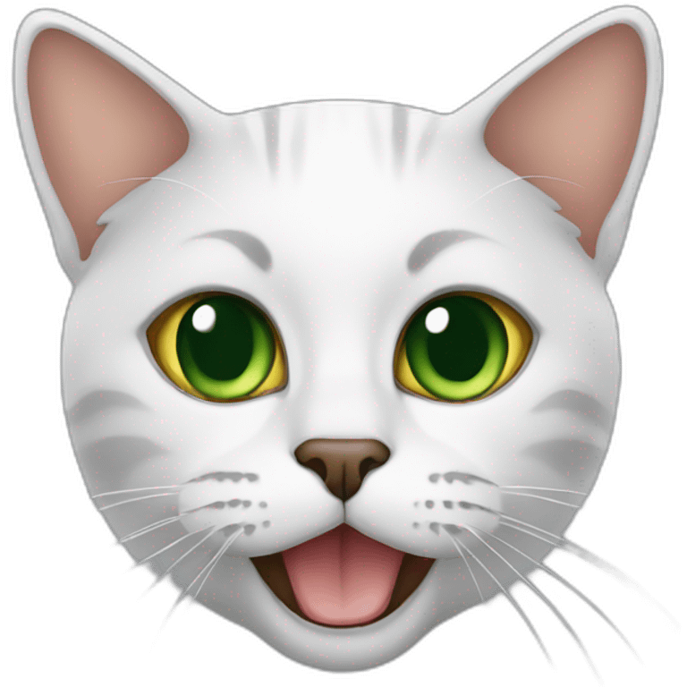 Cat with algeria tshirt emoji