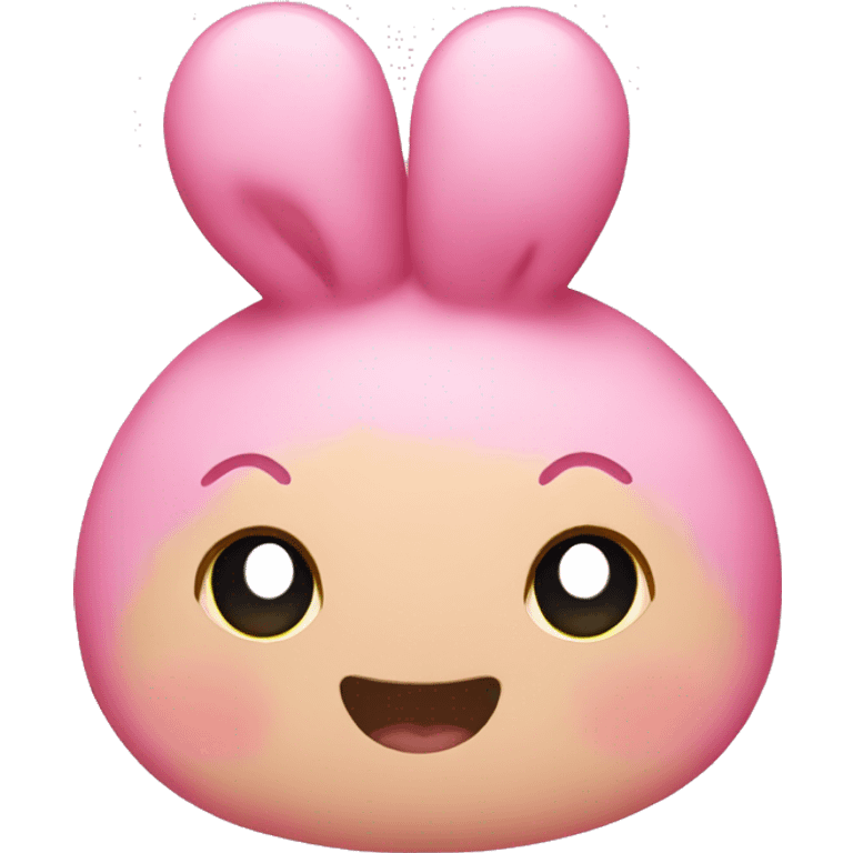 Pink Bun emoji