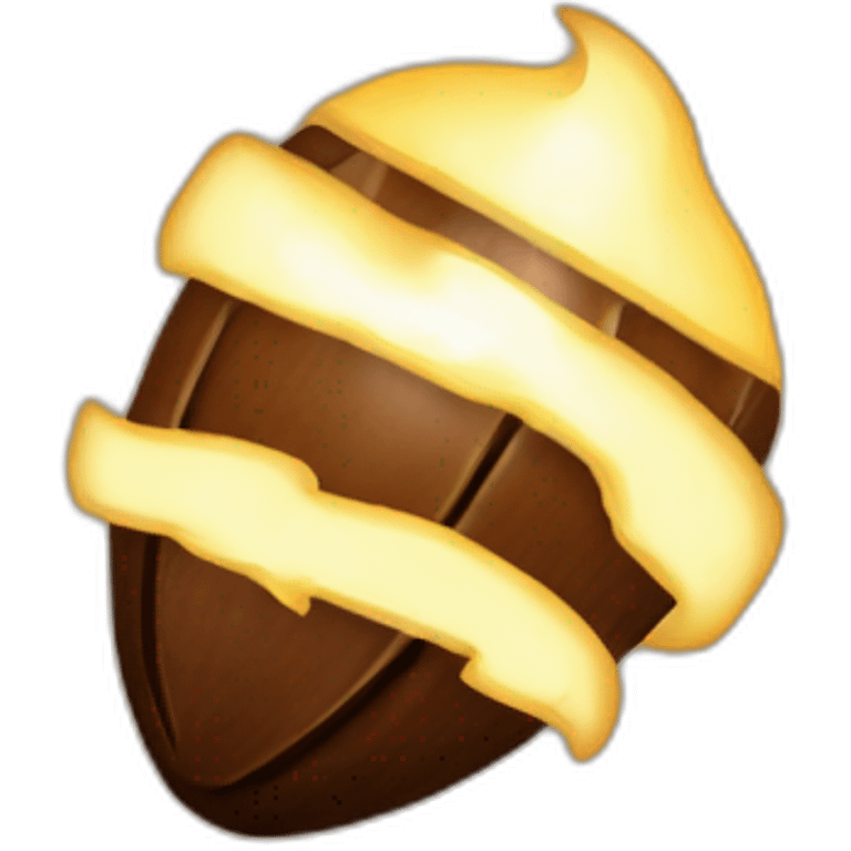 Lightning Coffee bean emoji