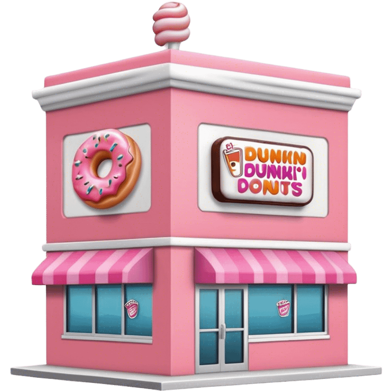 Dunkin’ donuts building emoji