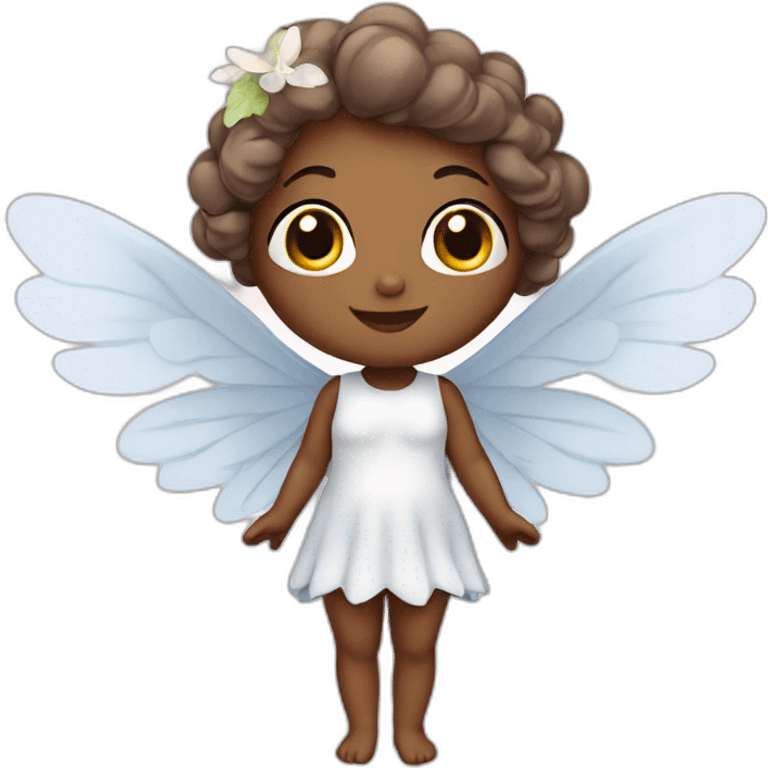 cute Angel fairy with wings emoji