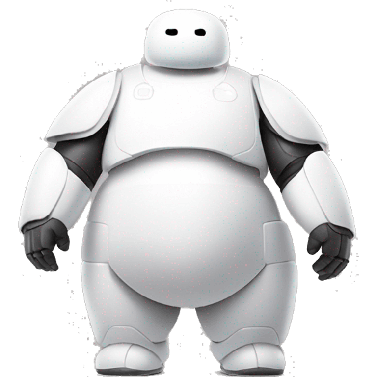 Baymax from big hero 6 in his hero armor emoji