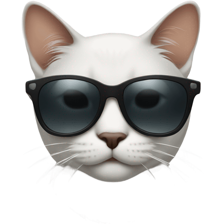 Cat with sunglasses  emoji