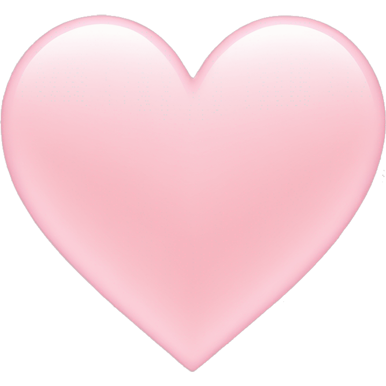 Light pink heart  emoji