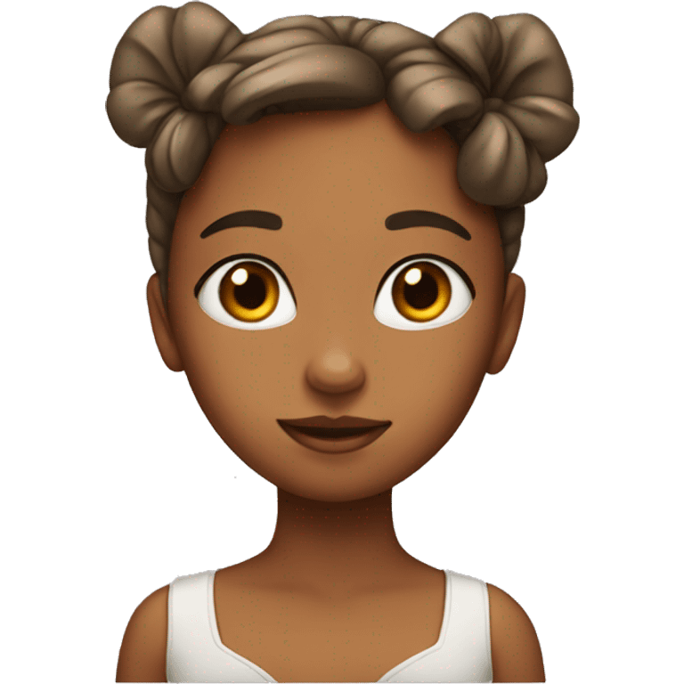 Girl with a bow on her head emoji