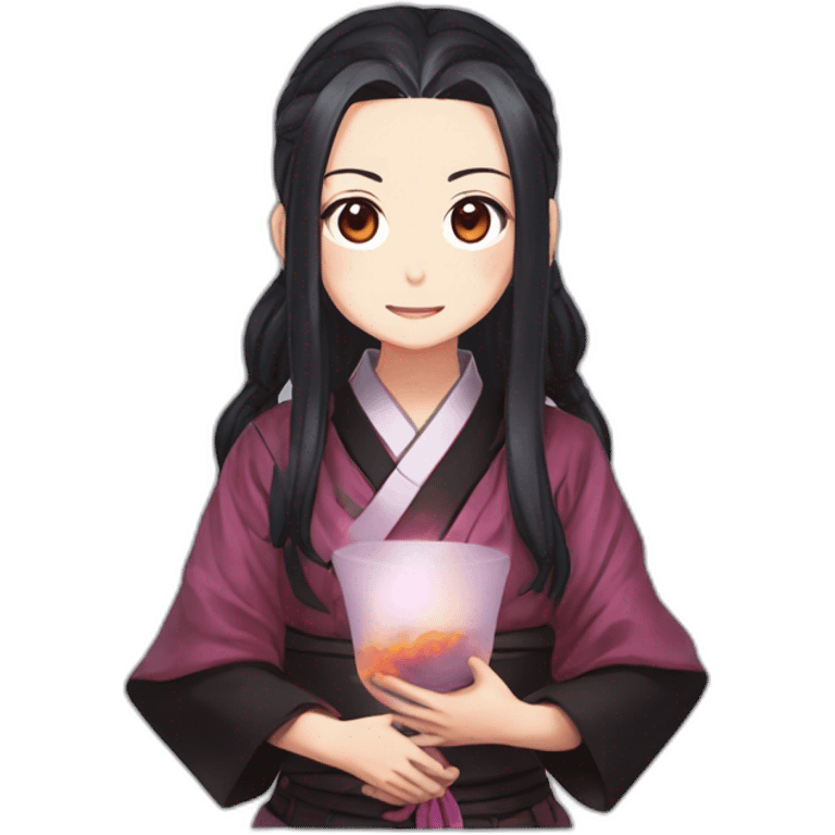 Nezuko Kamado（Demon Slayer・Beautiful Girl） emoji