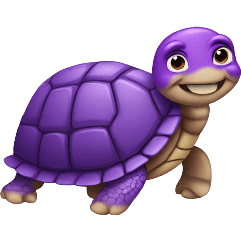 turtle with purple heart emoji