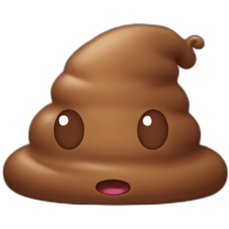 Poop with a hat and a daikiri emoji