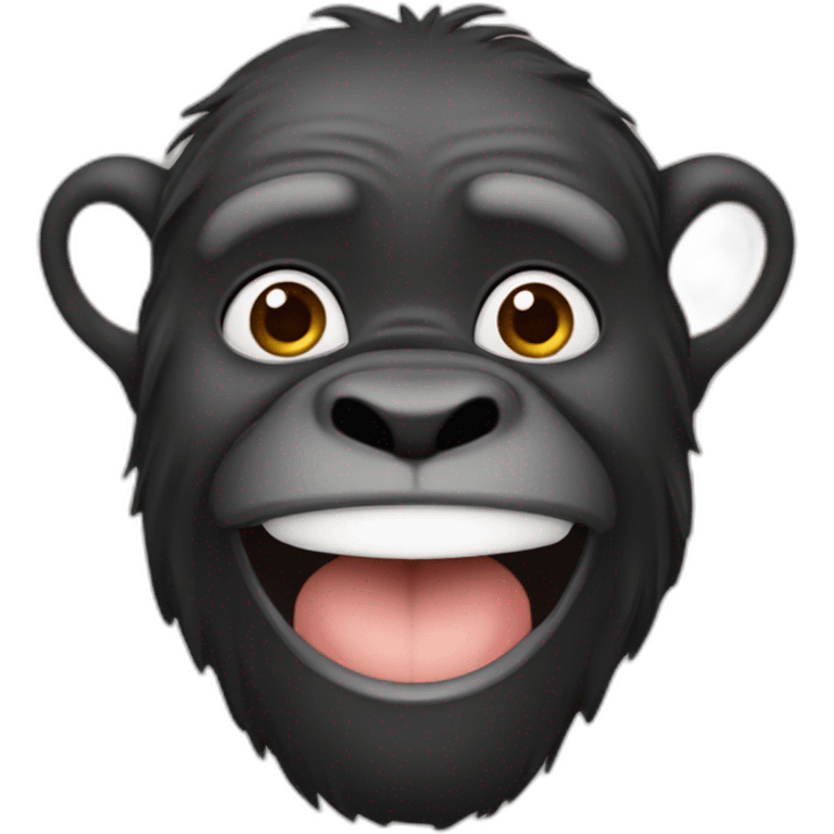 Singe qui fait un bisous emoji