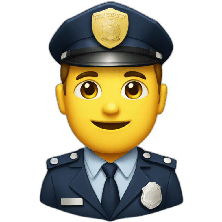 Police badge emoji