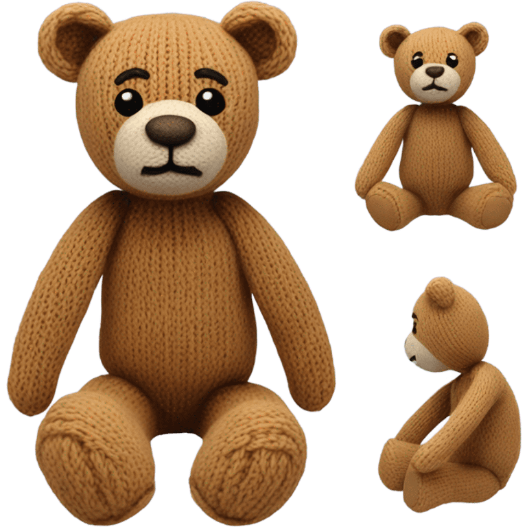 Knitted Teddy  emoji