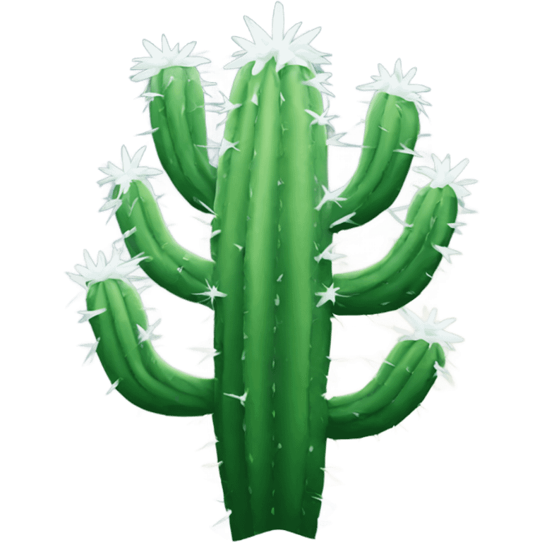 Snowy cactus  emoji