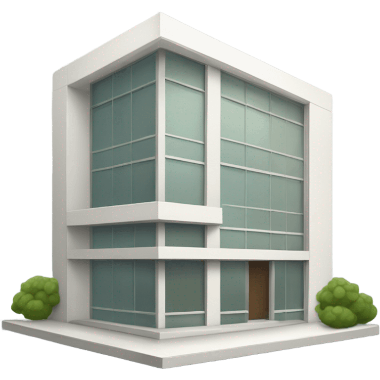 modern small building emoji