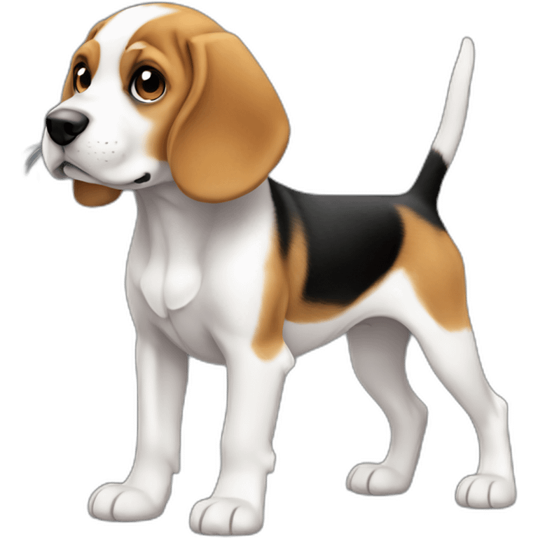 beagle puppie full body emoji