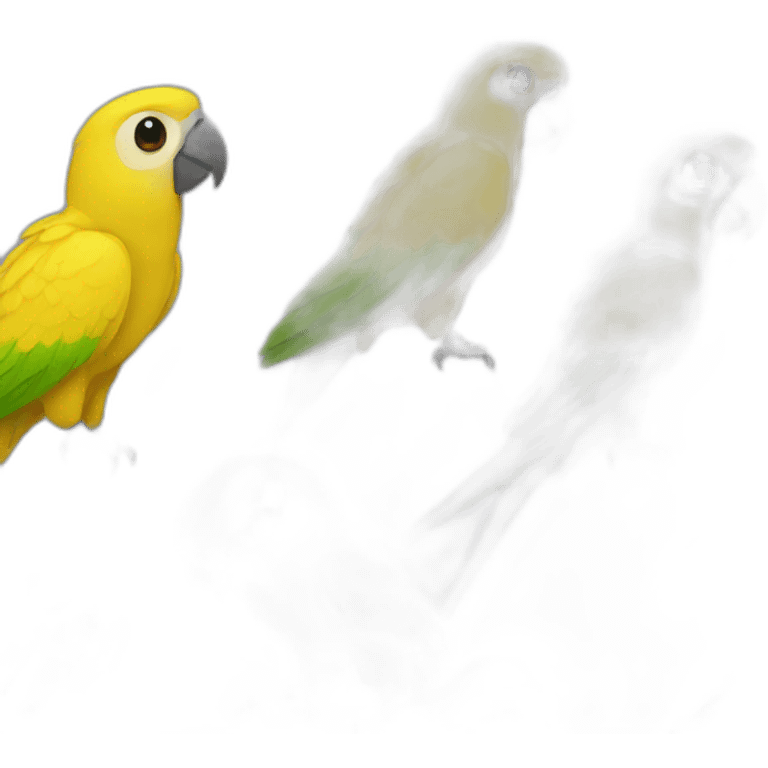 Parrot yellow  emoji