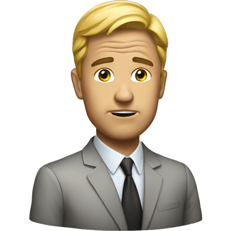 Bad work interview emoji