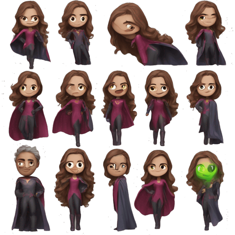 Wanda maximoff using magic emoji