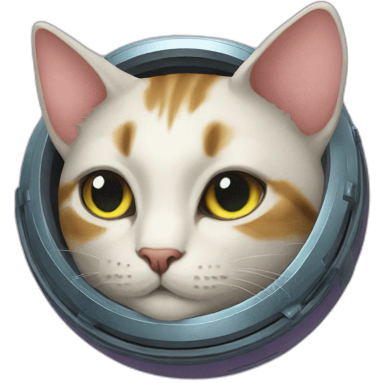 Saturn cat emoji