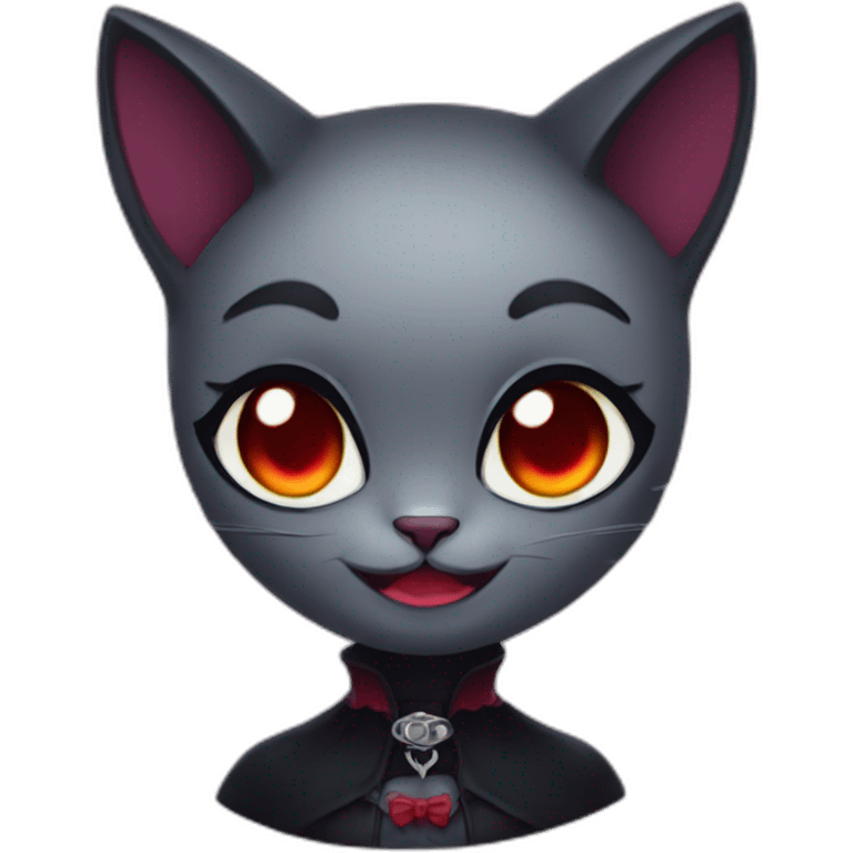 vampire cat girl emoji