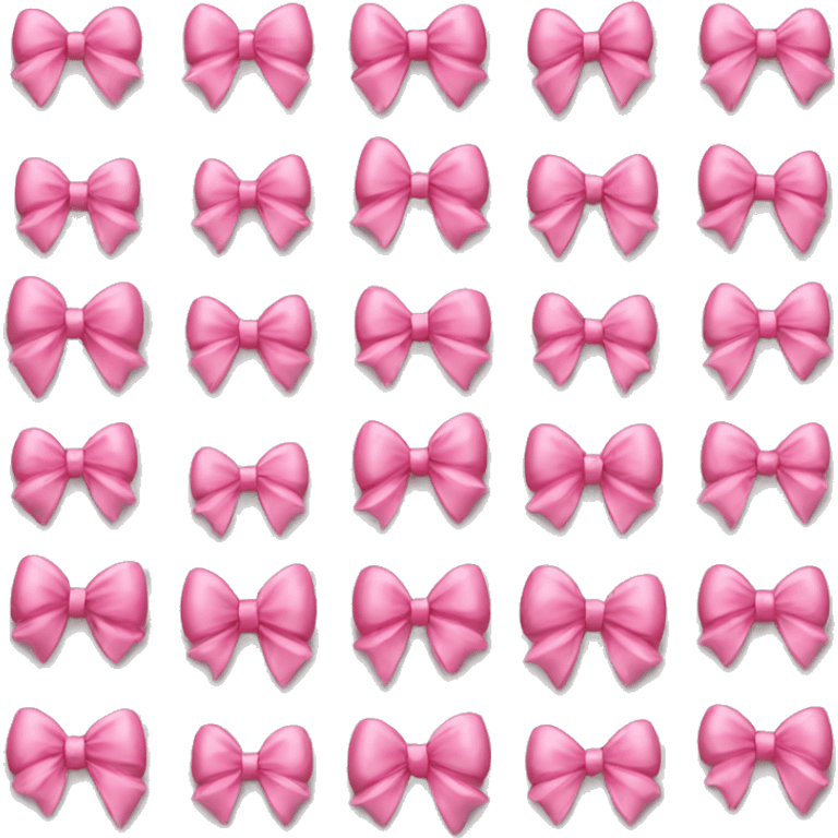 Pink bow emoji