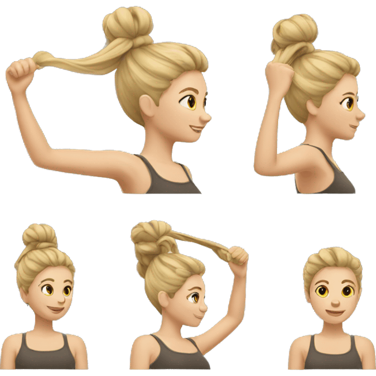 Woman tipping hair emoji