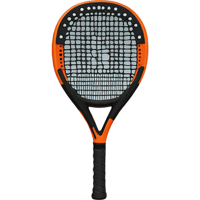 Padel racket black emoji