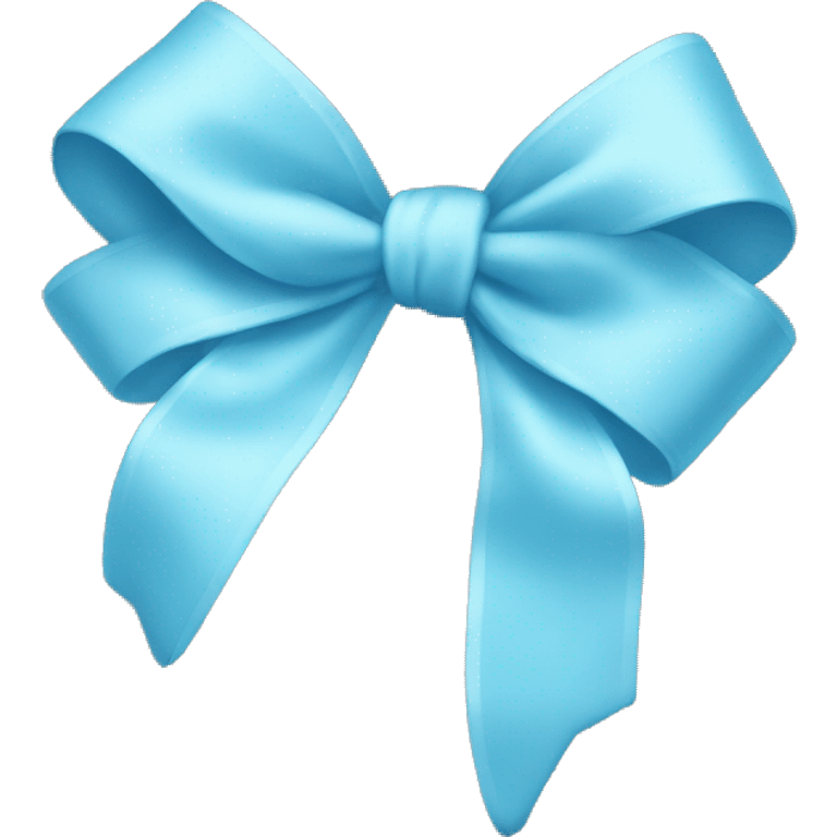 Light blue bow emoji