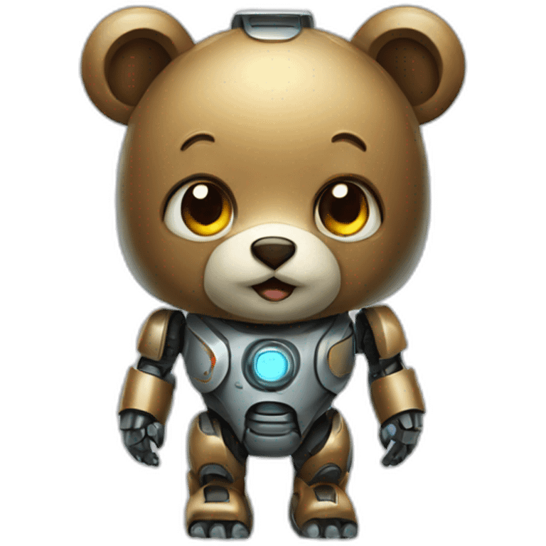 robot bear emoji