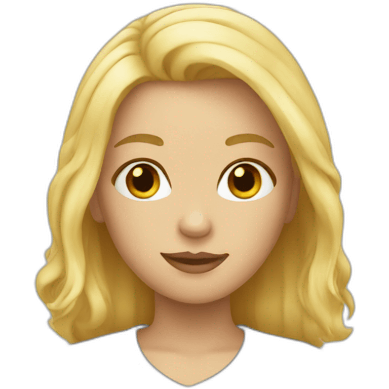 Blonde emoji