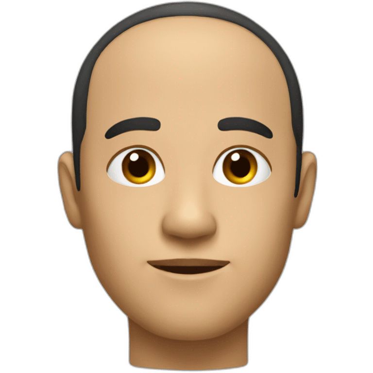 Receeding hairline emoji