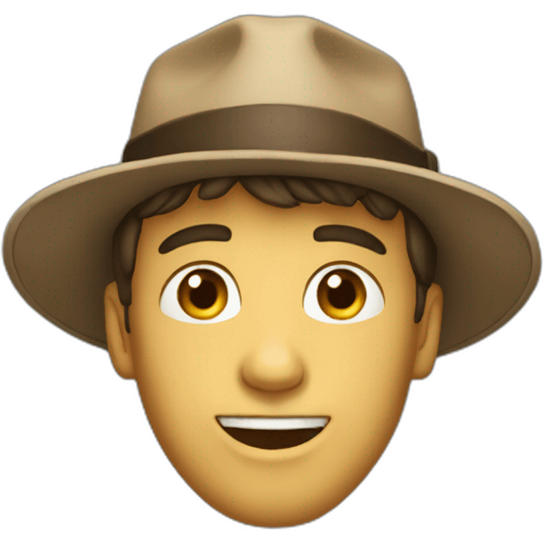 guy with hat wow emoji