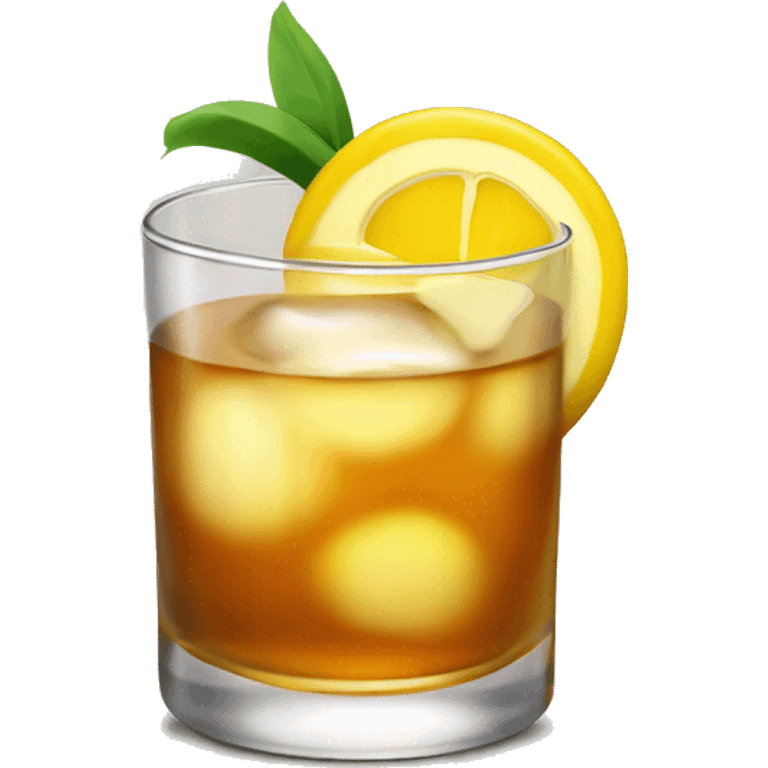 Whiskey sour cocktail emoji