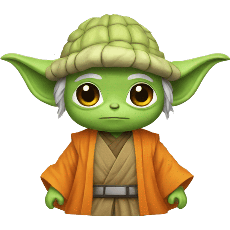 yoda con traje de goku emoji