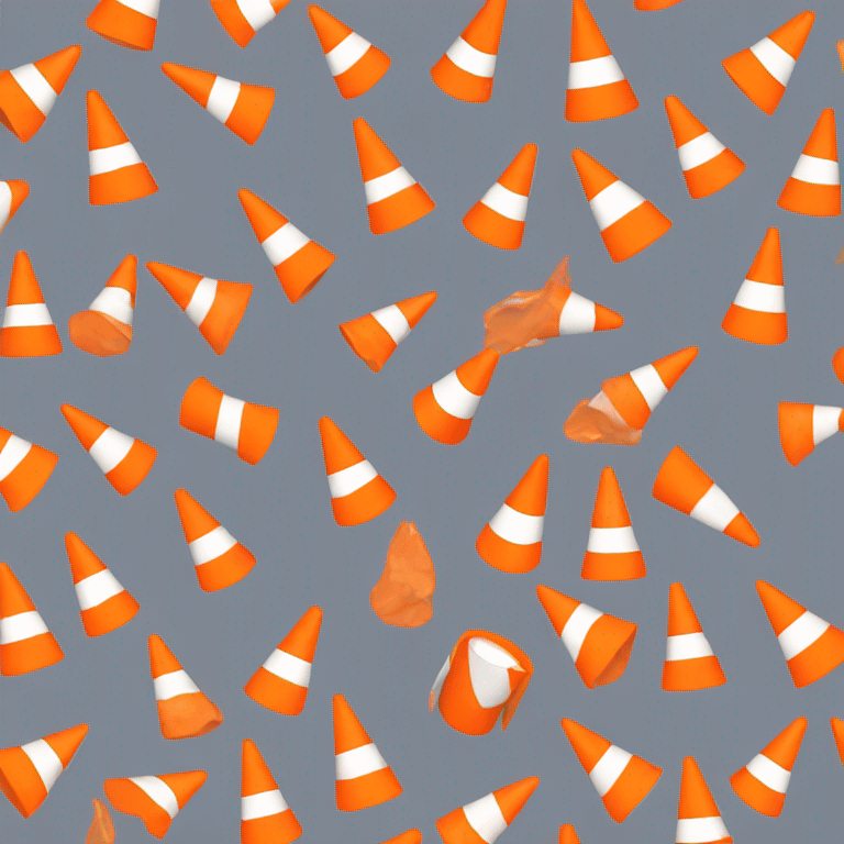 traffic cone emoji