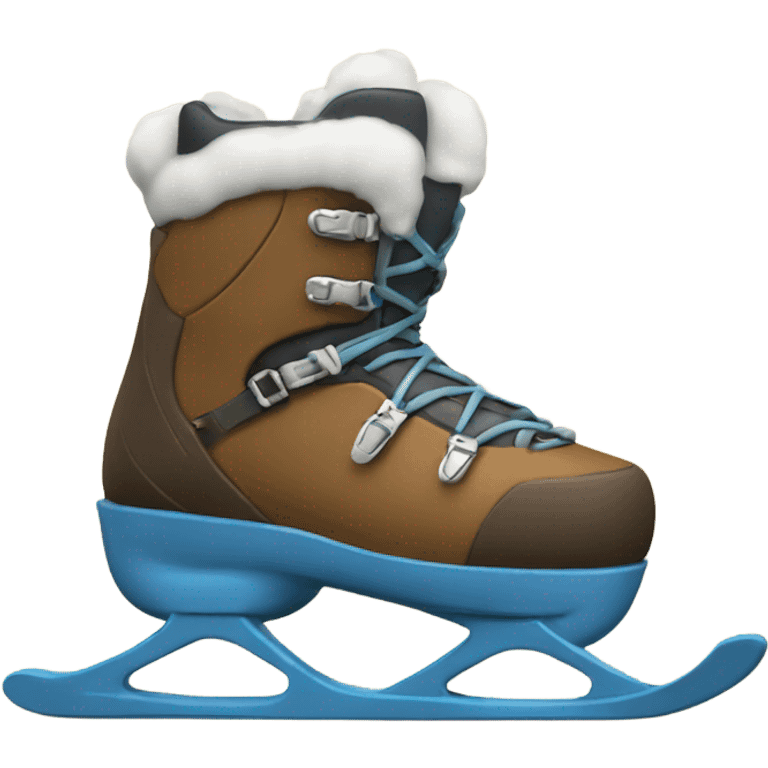 Boots skiing emoji