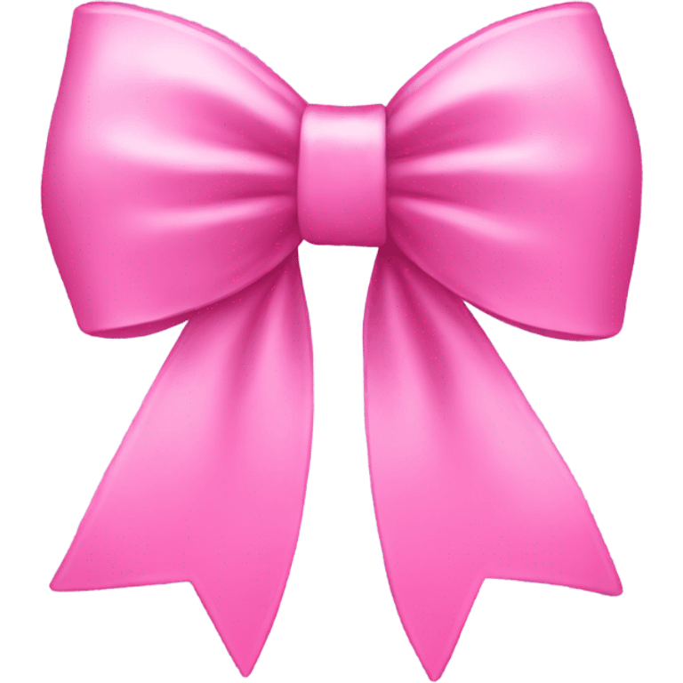 Pink coquette bow  emoji