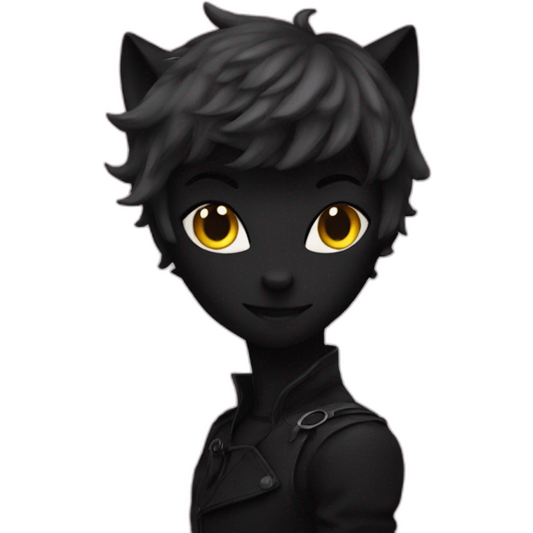 Chat noir miraculous emoji