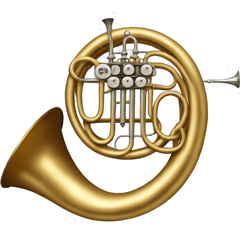 French horn emoji