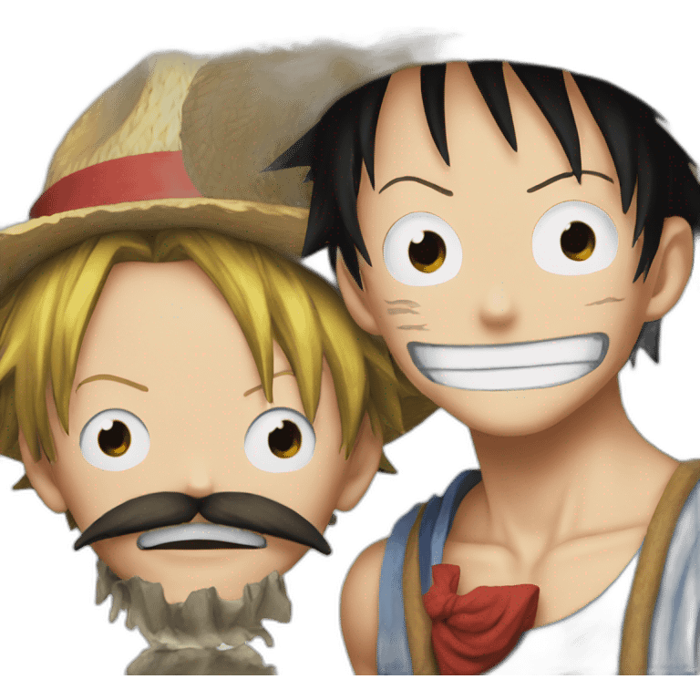 Luffy avec Ace emoji