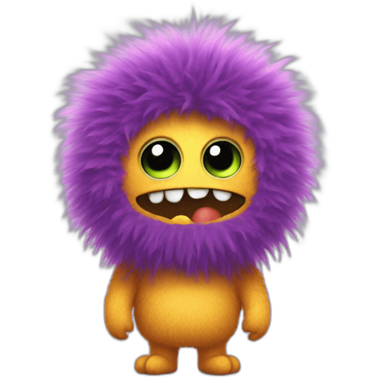 fuzzy little monster emoji