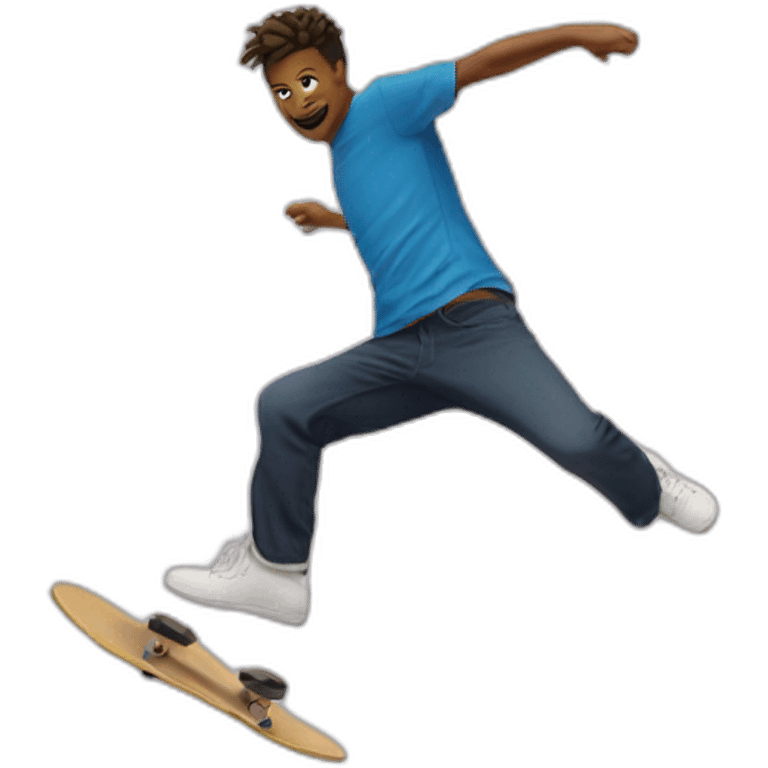 Kick flip emoji