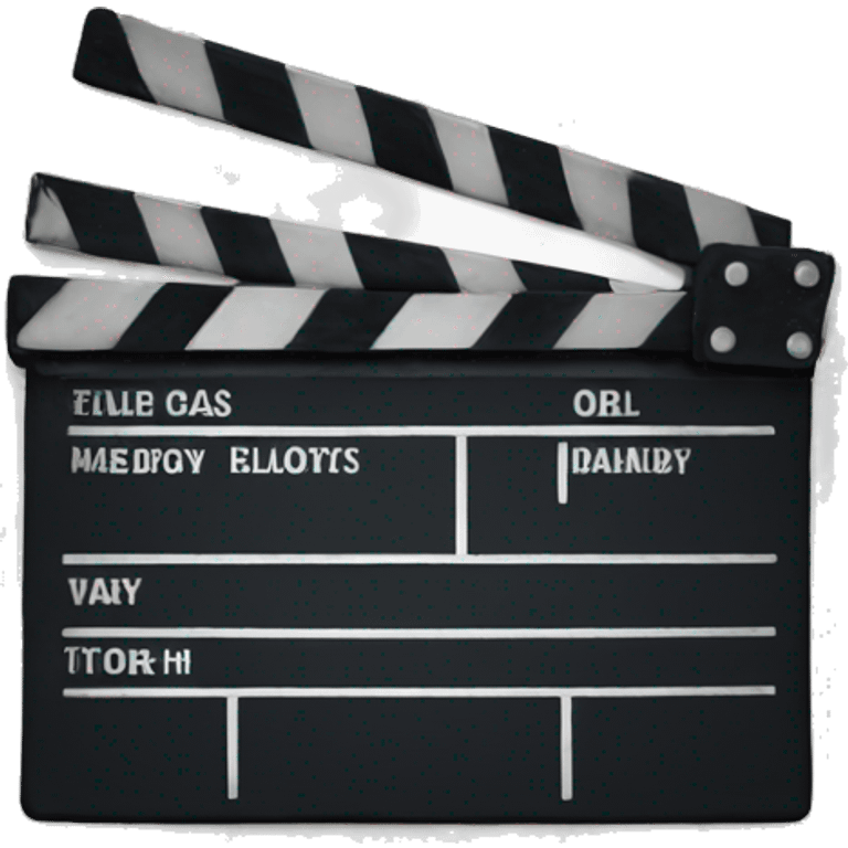 Clapperboard emoji