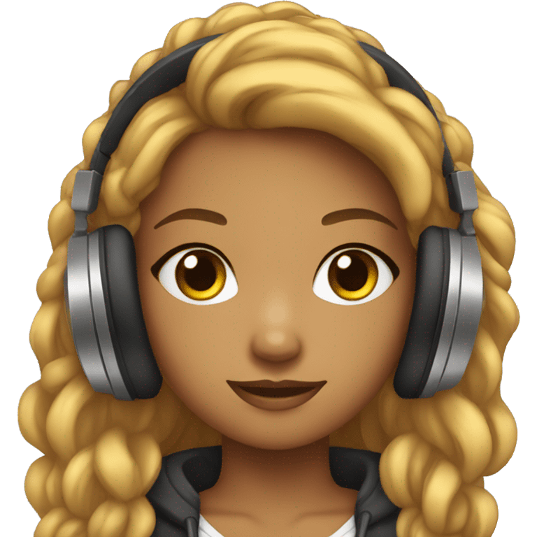 dj cute girl emoji